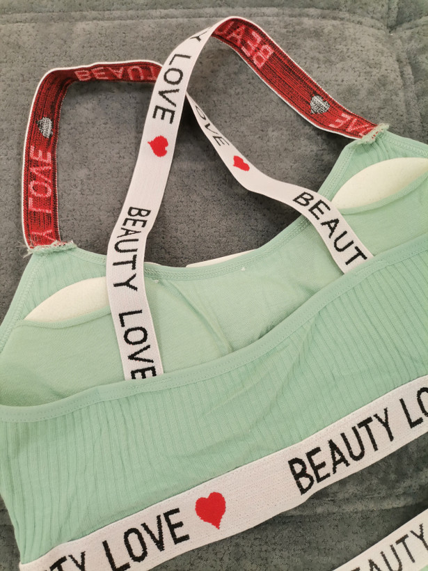 ست نیمتنه و شورت کبریتی پاستیلی دخترانه تینیجری مدل beauty love
