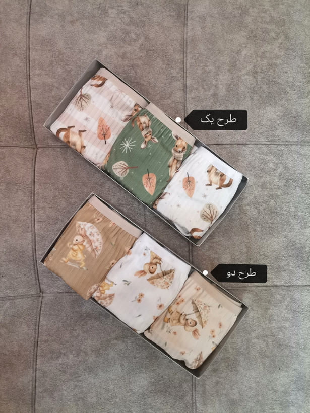 شورت زنانه راحتی - پک 3عددی سایز XL
