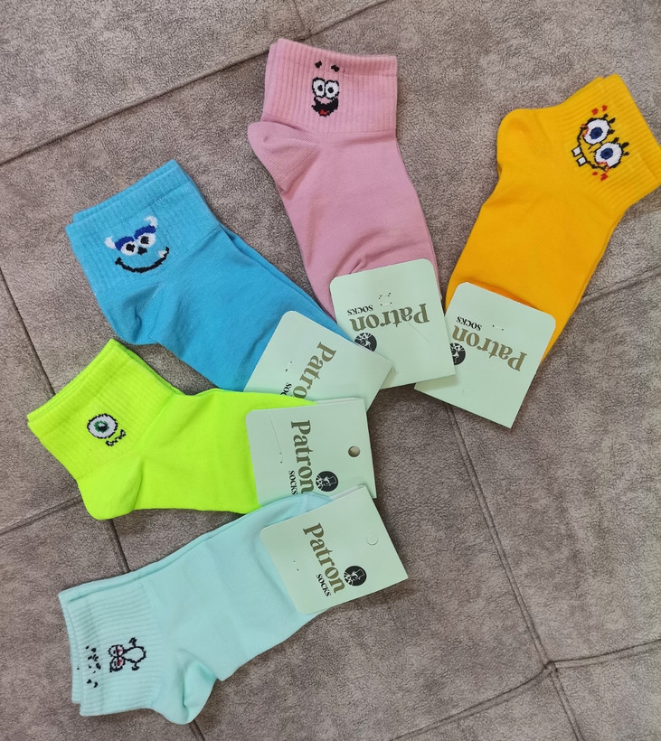جوراب مچی کارتونی دخترانه پسرانه سایز 35تا40