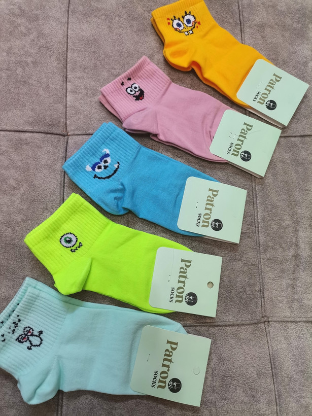 جوراب مچی کارتونی دخترانه پسرانه سایز 35تا40