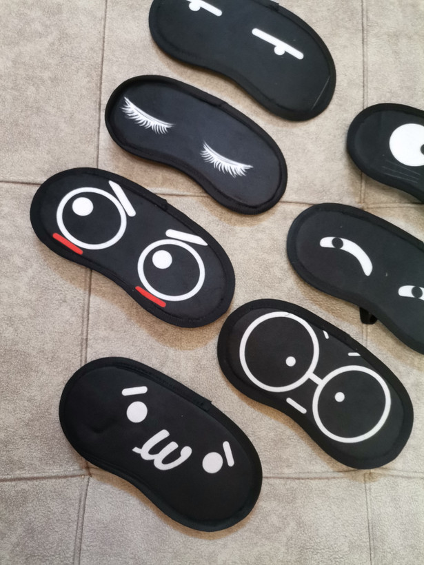چشمبند ضد نور طرح چشم