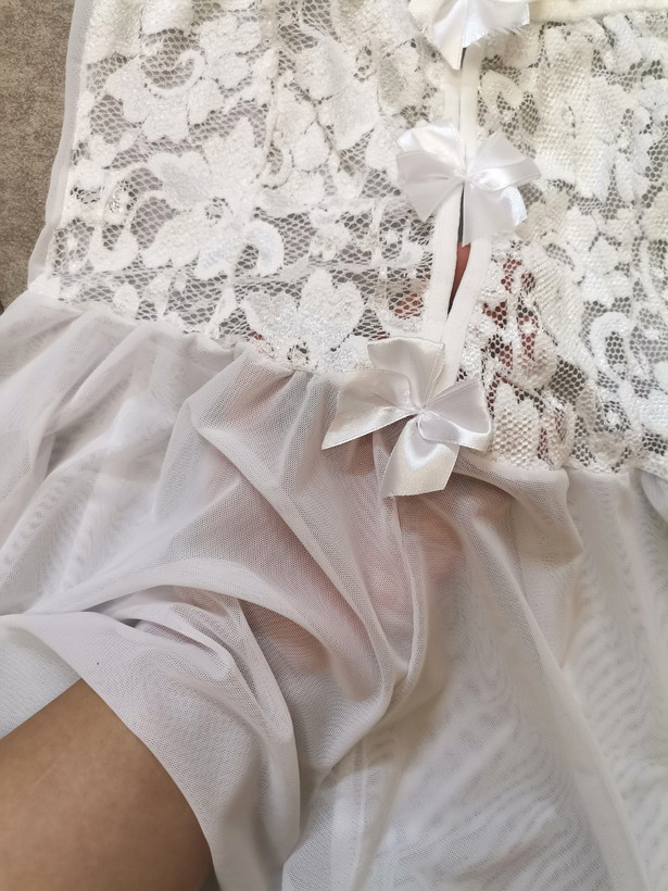 بادی رامپر یکسره سرهمی فانتزی زنانه تور گیپور مدل بند گره ای فریسایز لارج تکسایز 38تا42