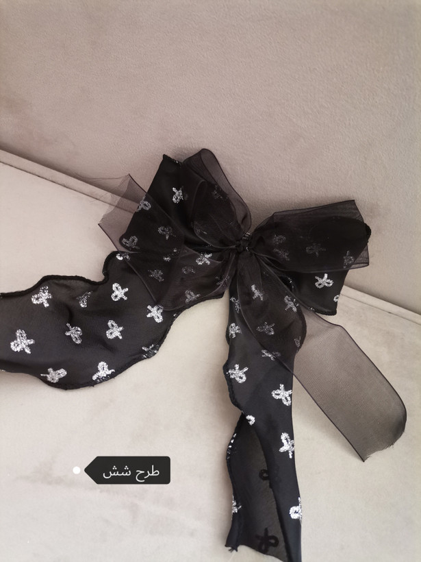 اکسسوری سنجاق گیره مو مدل پاپیونی توری دخترانه و زنانه پینترستی