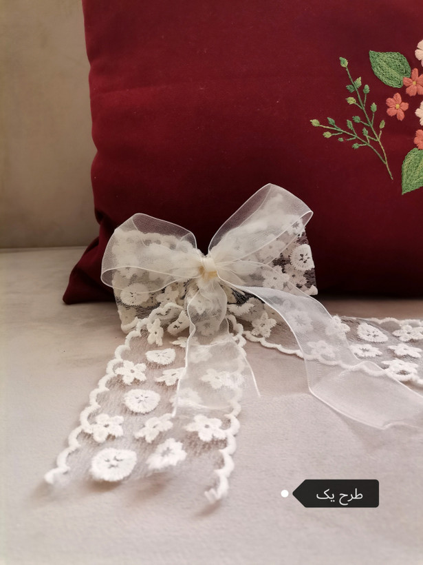 اکسسوری سنجاق گیره مو مدل پاپیونی توری دخترانه و زنانه پینترستی