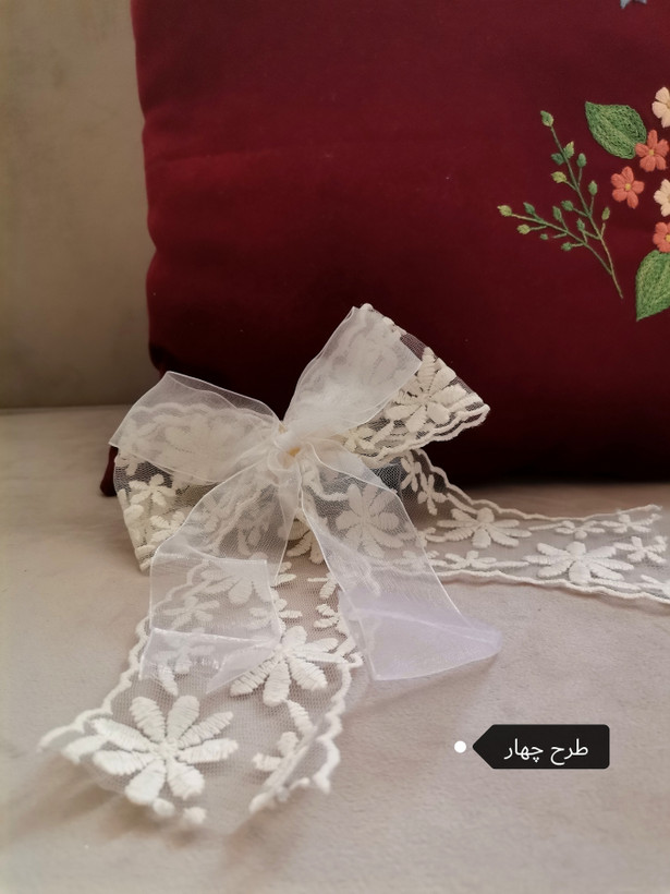 اکسسوری سنجاق گیره مو مدل پاپیونی توری دخترانه و زنانه پینترستی