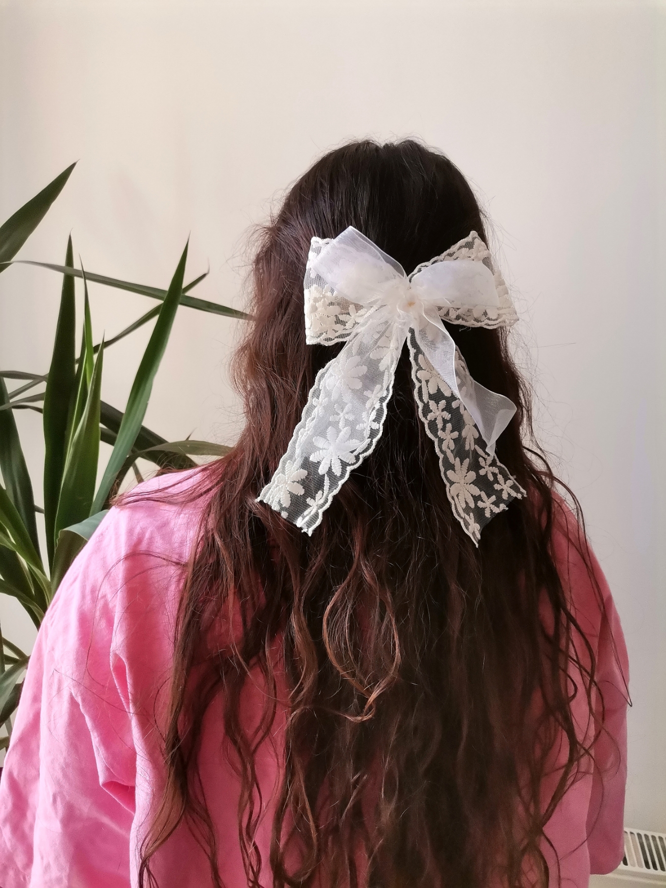 اکسسوری سنجاق گیره مو مدل پاپیونی توری دخترانه و زنانه پینترستی