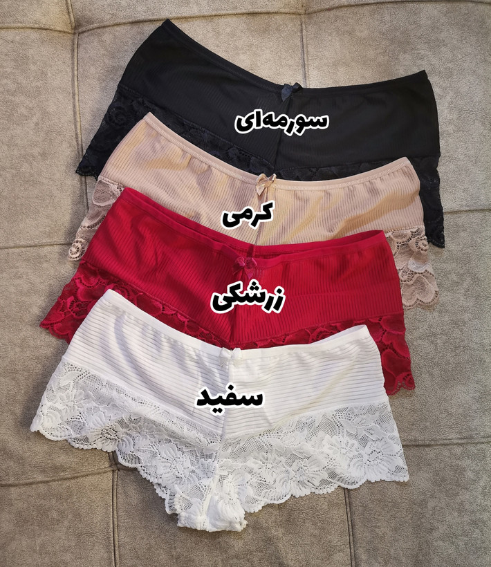 شورت جنیفری تور گیپوری ترک زنانه - سایزلارج کشی مناسب 36 تا42