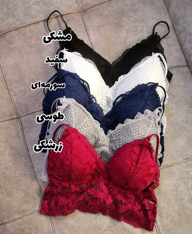 نیمتنه کاپ متحرک بند نازک گیپور دانتل فانتزی زنانه دخترانه-کد 2 فریسایز 36تا40