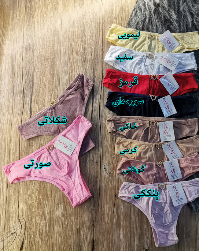 شورت بکلس زنانه پنبه ای مدل پشت باز قلب نگینی واردا-تی سایز L/Xl و Xl/Xxl مناسب 36تا 40