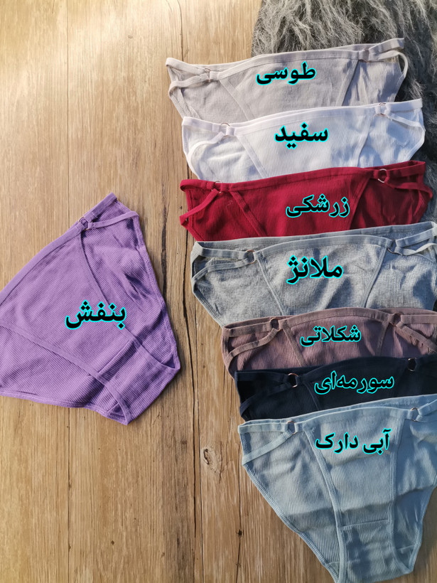 شورت زنانه اسليپ کبریتی مدل بقل دوبند حلقه دار واردا-تی سایز s تا xl مناسب 36تا 42